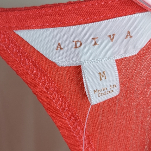 NWT Boho Tunic Embroidered Open Back Adiva Size Medium - Picture 13 of 16